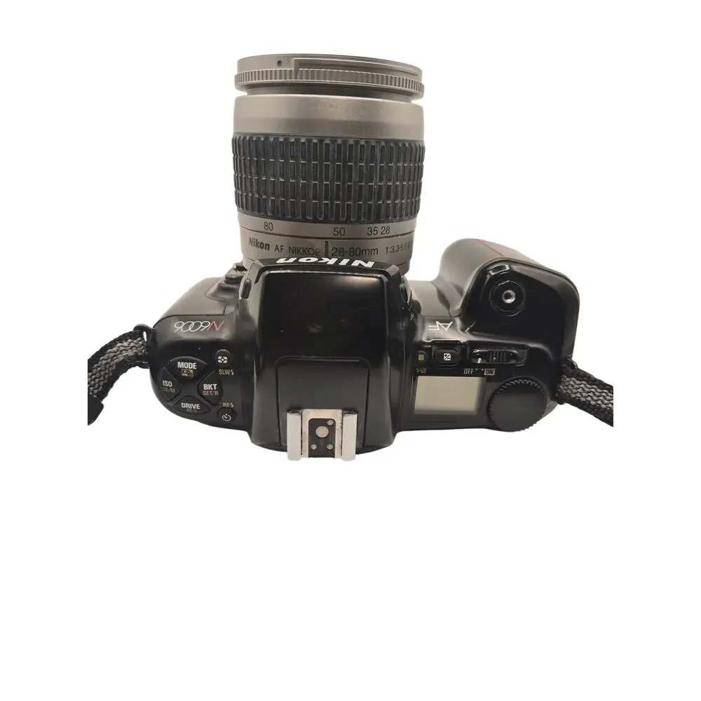 Nikon N6006 F-601 35mm Film Camera & 28-80mm Lens - Untested As Is